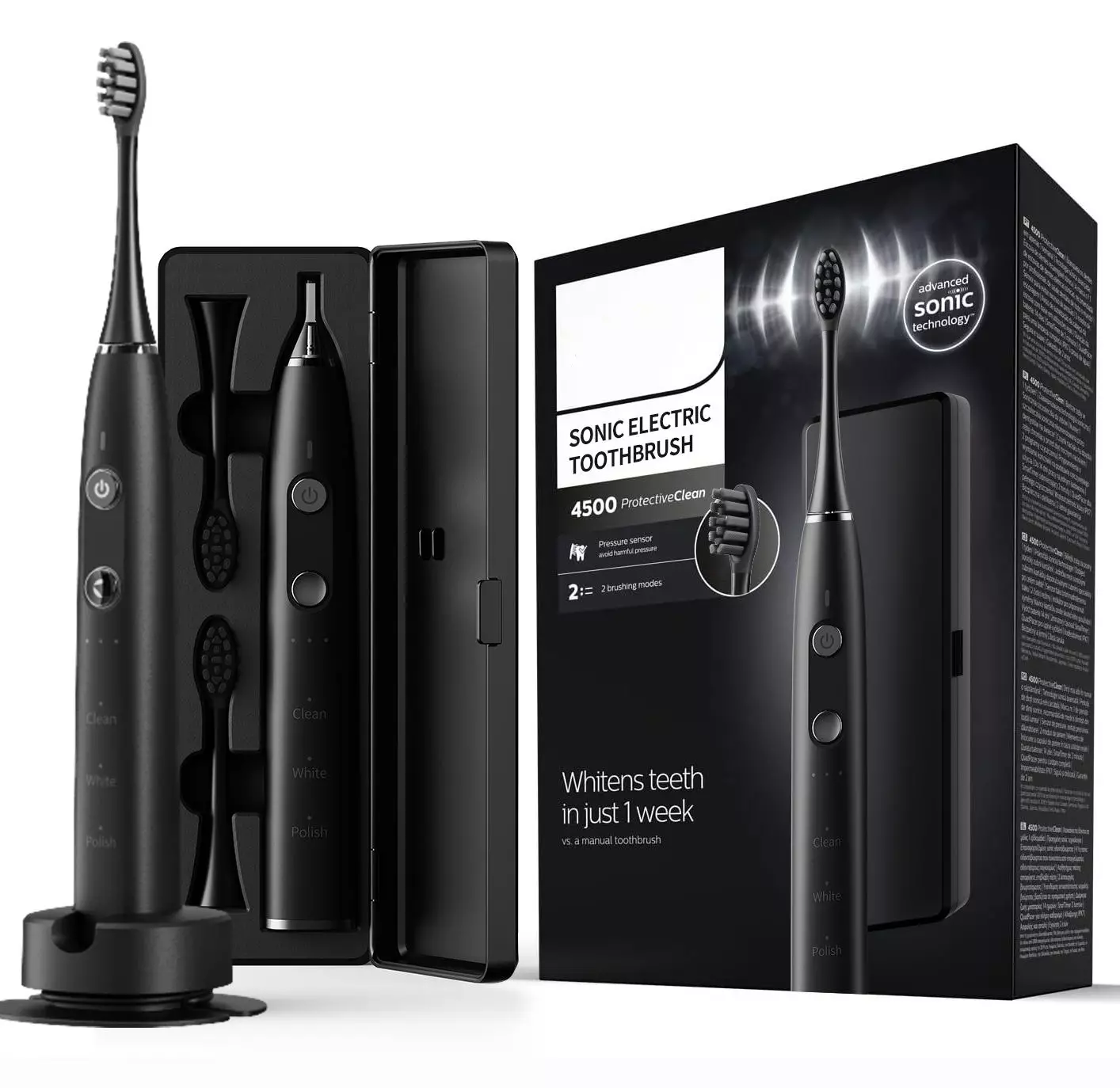 Automata Smart Premium hordozható utazási elektromos Sonic fogkefe