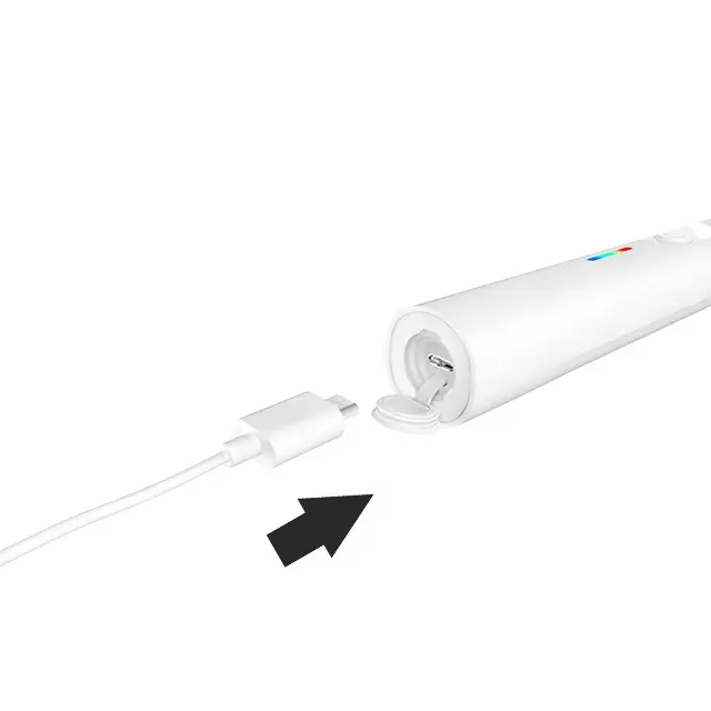 Olcsó intelligens, vízálló, forgó elektromos fogkefe felnőtteknek